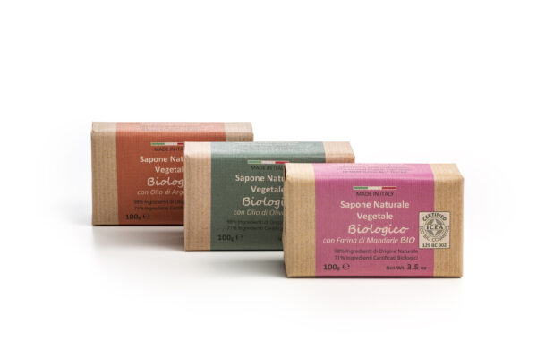 SAPONE CERTIFICATO BIOLOGICO OLIVA da 100g - immagine 2